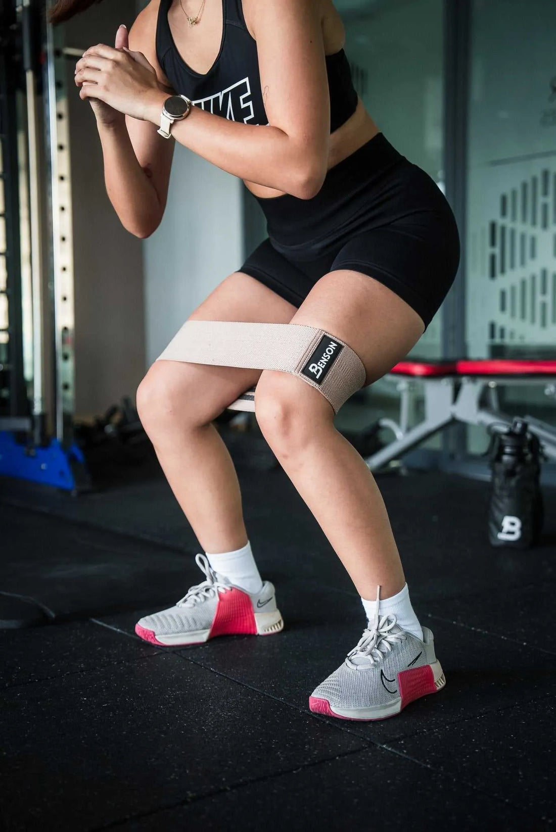 Benson Fitnessbändern 3er Set Widerstandsband für Krafttraining im Fitnessstudio und zuhause