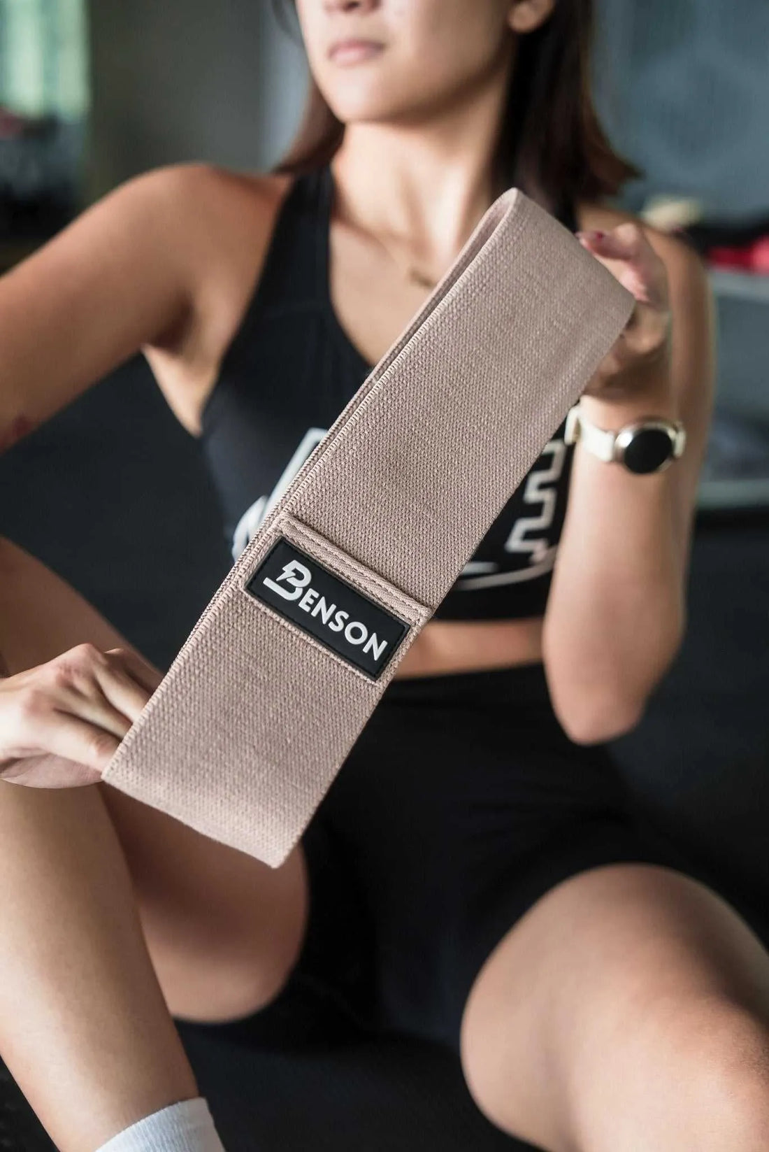 Benson Fitnessbändern 3er Set Widerstandsband für Krafttraining im Fitnessstudio und zuhause