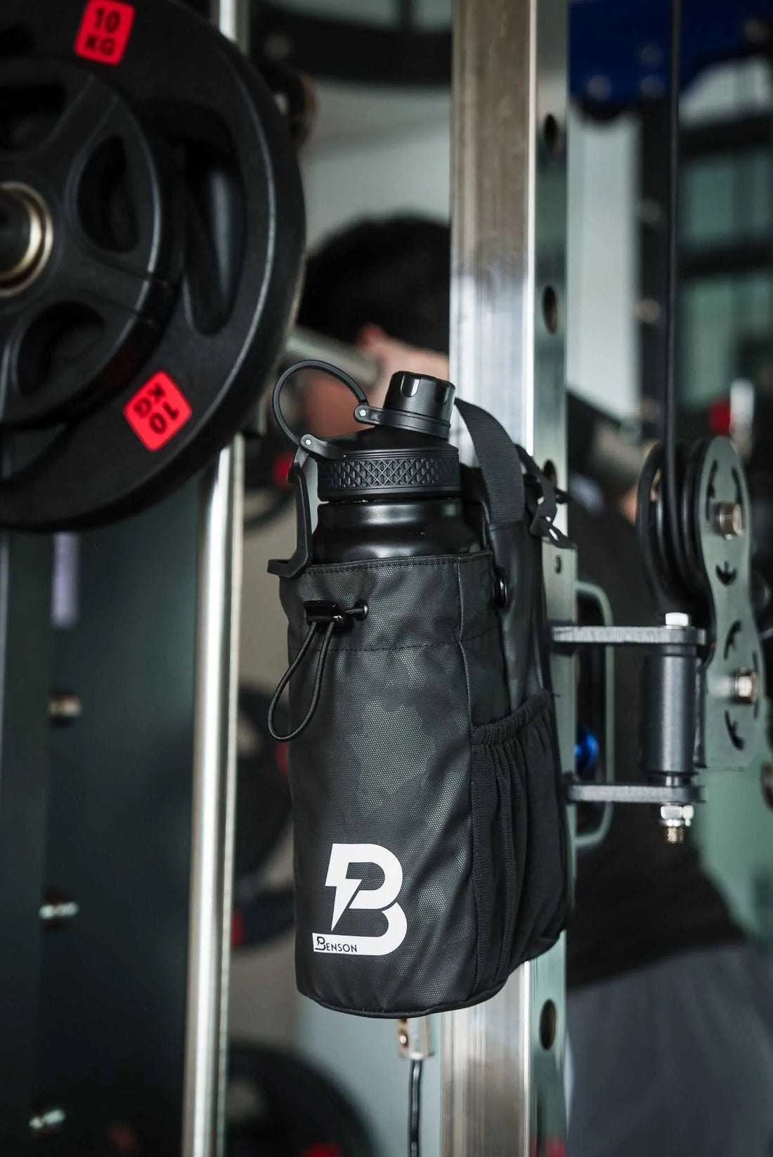 Benson Magnetische Fitnesstasche Zürich mit Magnet & Flaschenhalter - Benson Athletics