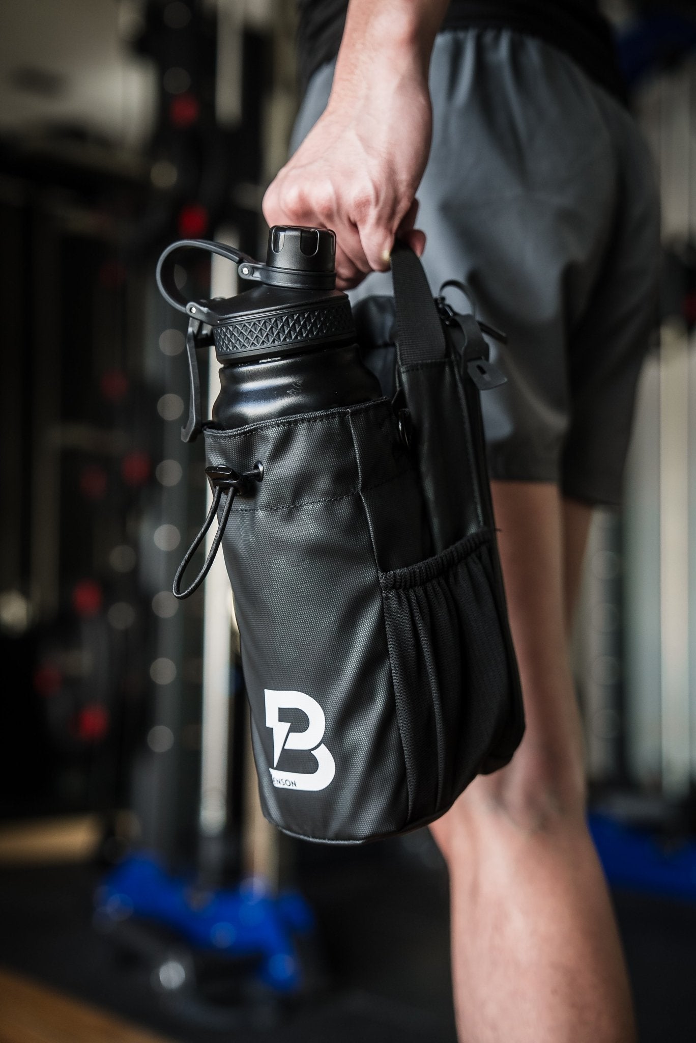 Benson Magnetische Fitnesstasche Zürich mit Magnet & Flaschenhalter - Benson Athletics