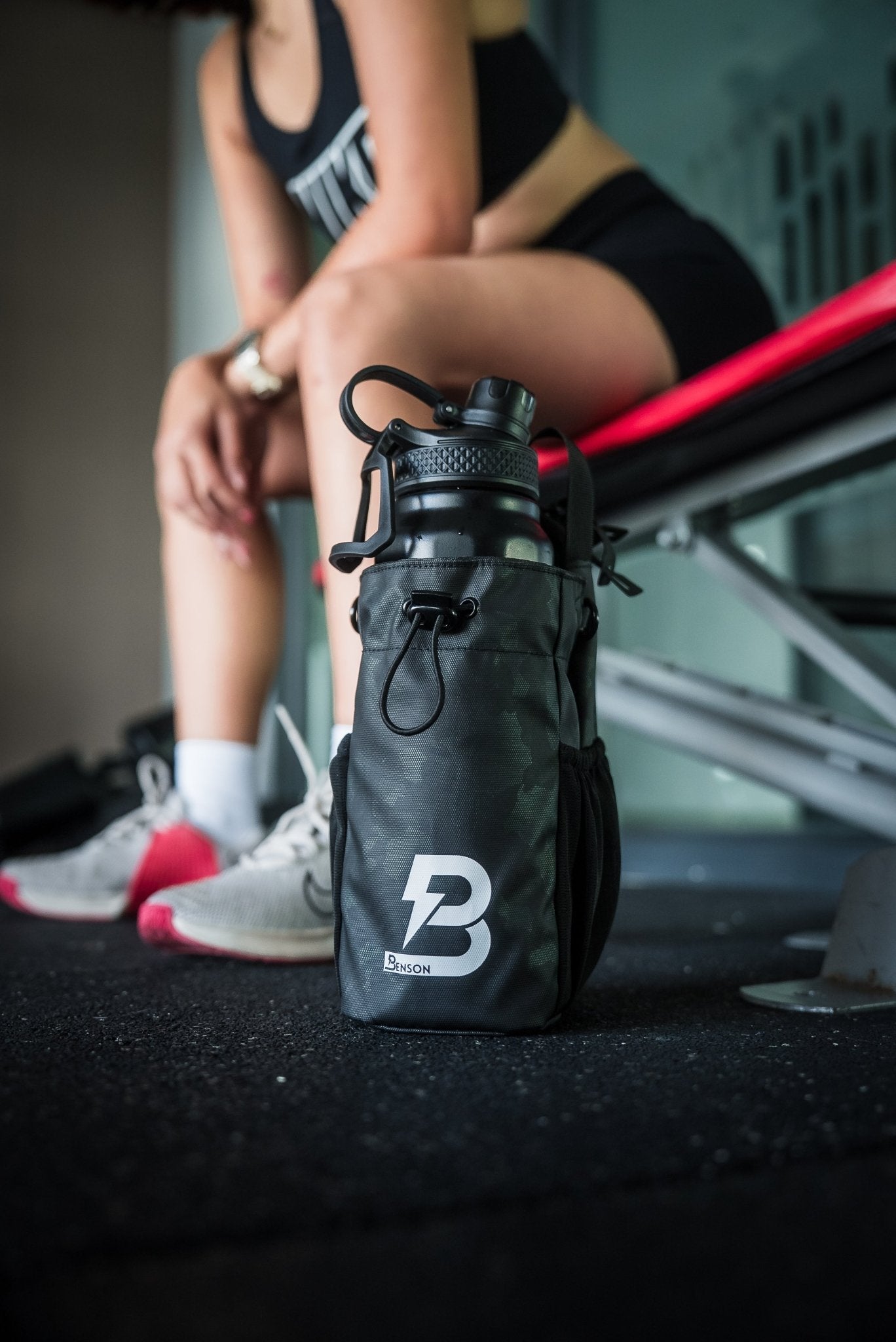 Benson Magnetische Fitnesstasche Zürich mit Magnet & Flaschenhalter - Benson Athletics