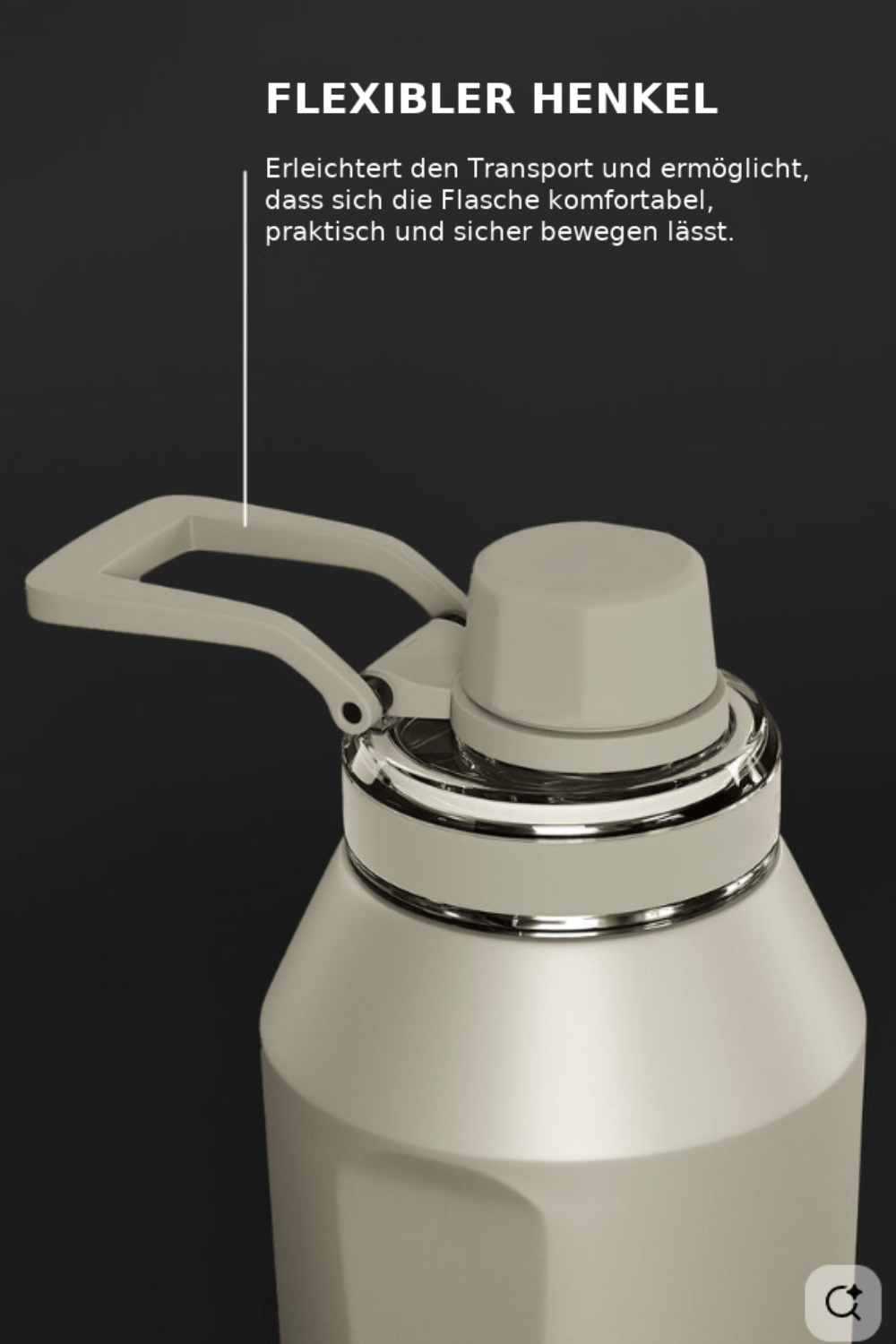Benson Edelstahl Trinkflasche 750ml / 950ml – Doppelwandig, Isoliert & 100 % Auslaufsicher - Benson Athletics