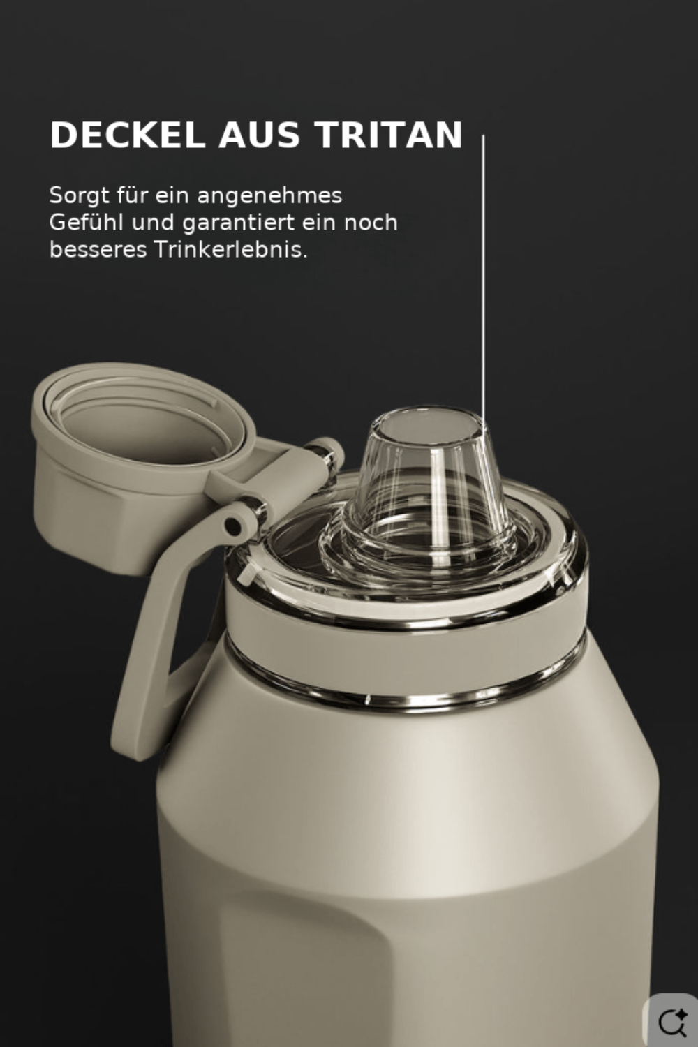 Benson Edelstahl Trinkflasche 750ml / 950ml – Doppelwandig, Isoliert & 100 % Auslaufsicher - Benson Athletics