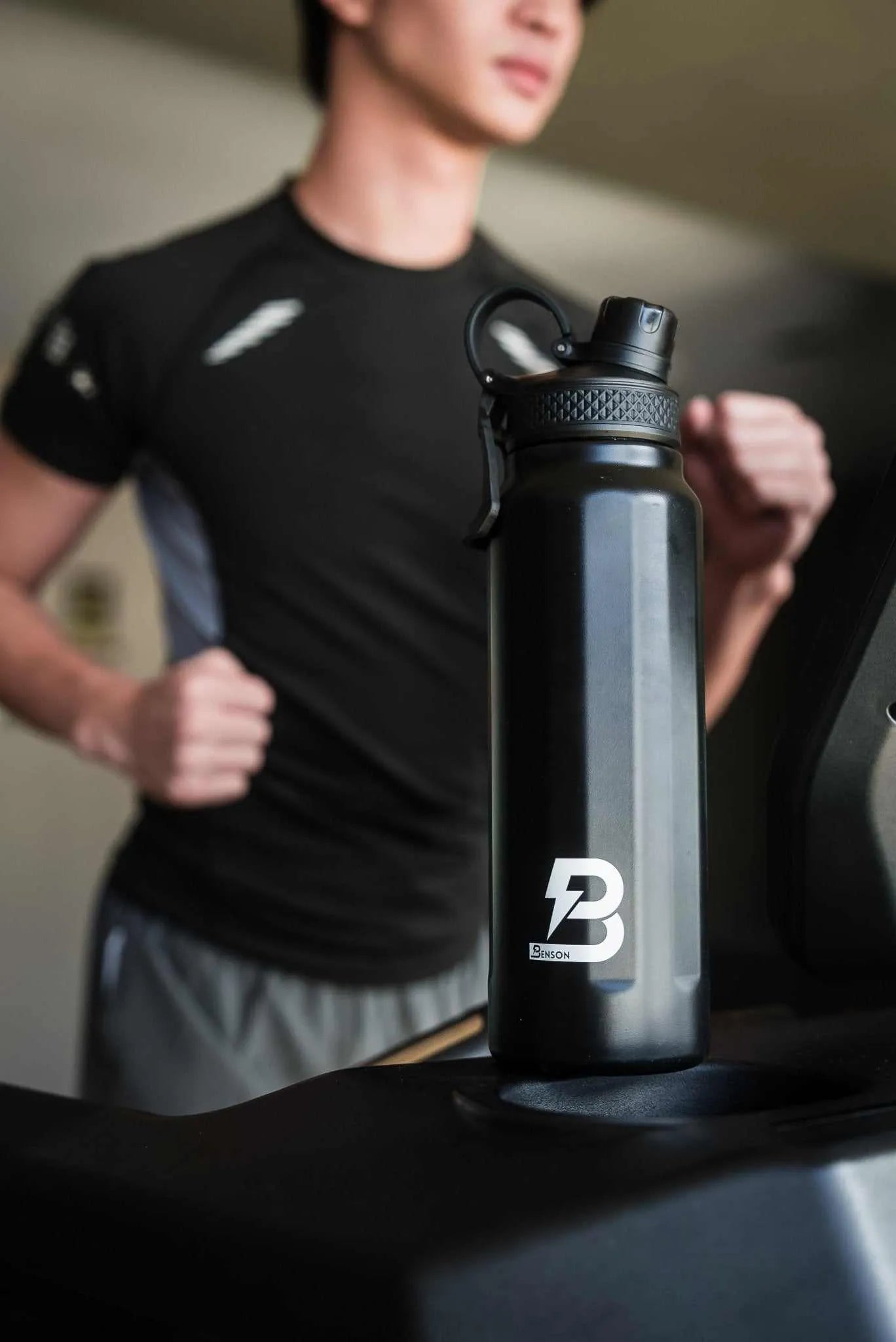 Benson Trinkflasche 950 ml – Edelstahl, BPA - frei & auslaufsicher - Benson Athletics