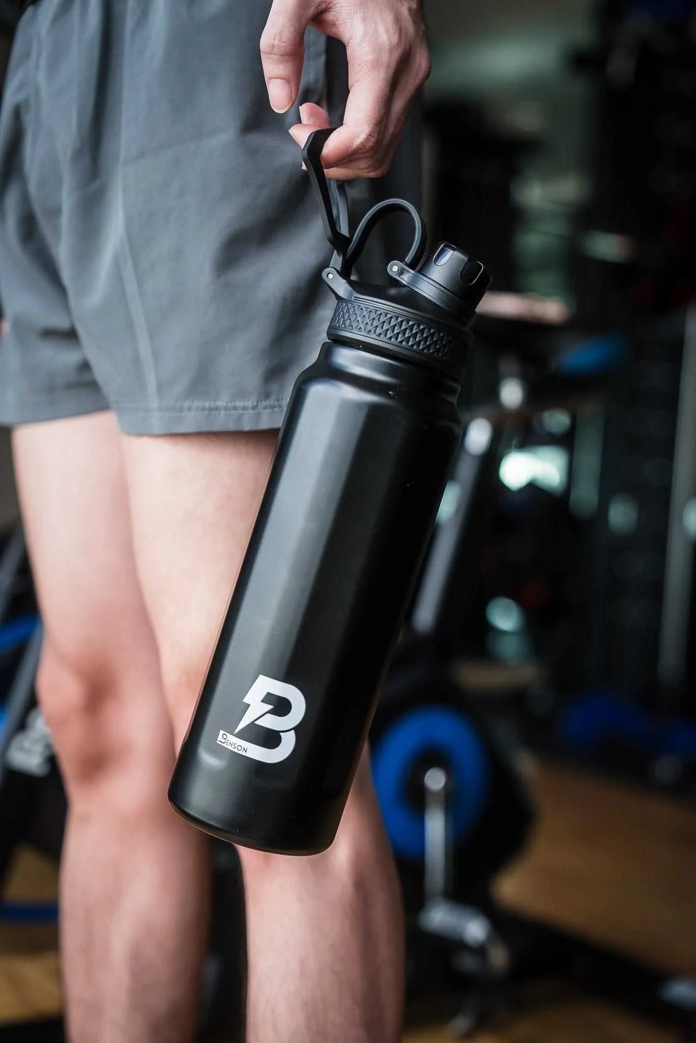 Benson Trinkflasche 950 ml – Edelstahl, BPA - frei & auslaufsicher - Benson Athletics